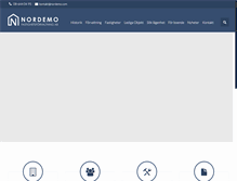 Tablet Screenshot of nordemo.com